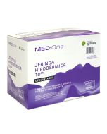 Med-One Jeringa Hipodérmica Descartable s/aguja; 10ml; 100u/Caja